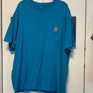 Carhartt Men's Teal Short Sleeve Tee